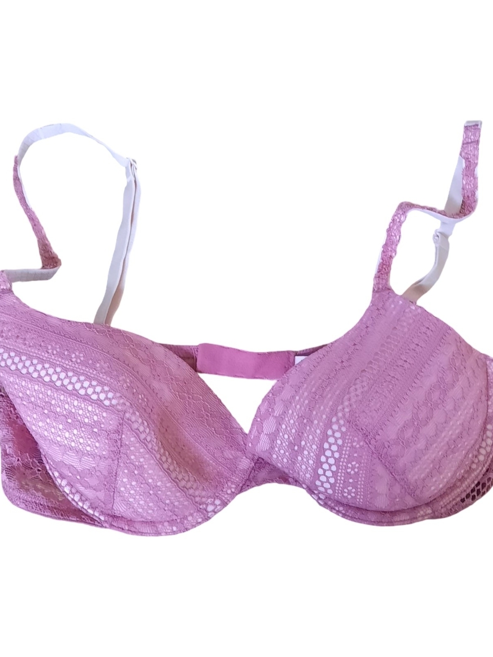 Victoria's Secret Lavender Pink Lace Underwire Bra